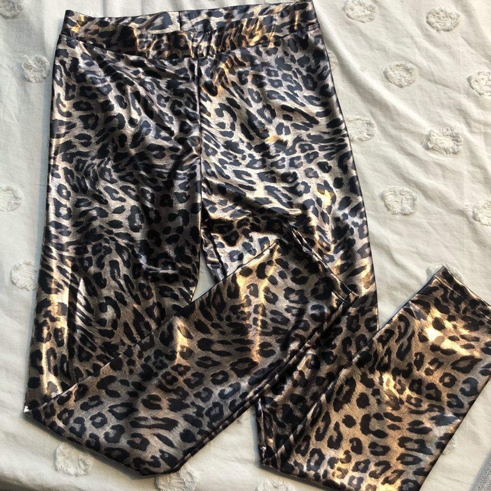Funky Festival Shimmer Leopard Leggings
